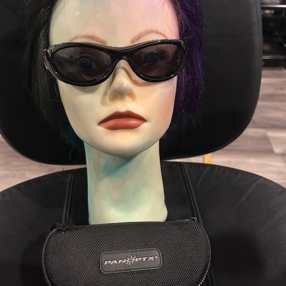 Panoptx Black Sunglasses for bike or motorcycles rides unisex